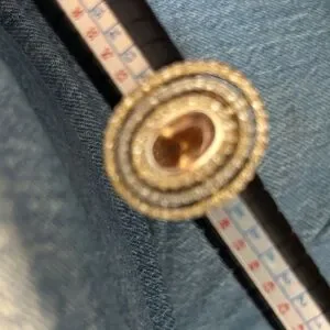 Jewelry | Elegant Gold And Silver Womens Statement Ring | Poshmark